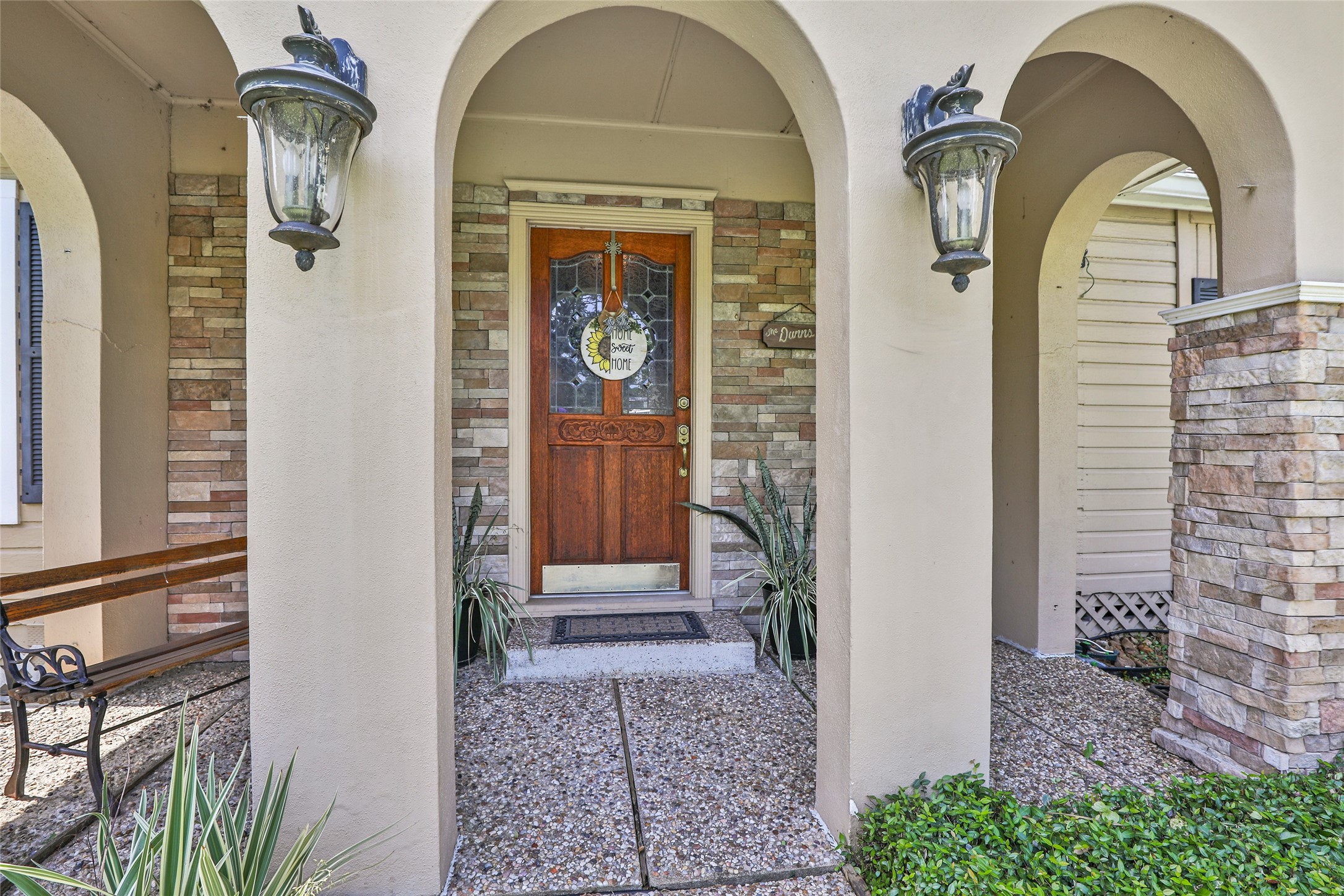 111 South 8th Street Highlands, TX 77562 - Photo 21 of 50 a view of a door with brick walls