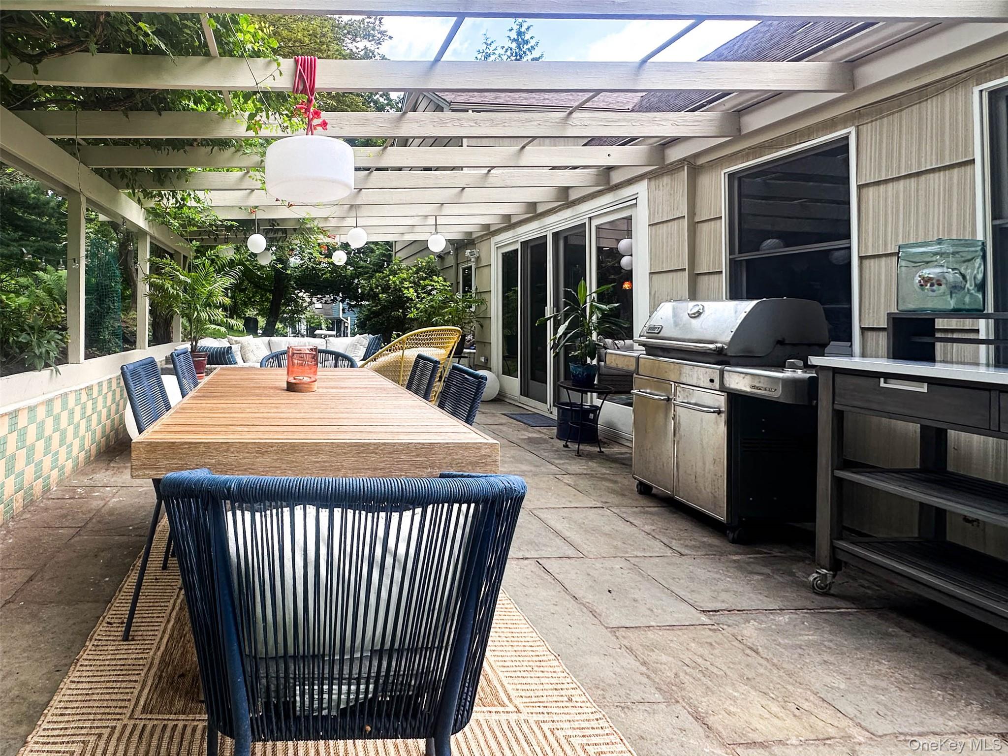 111 Wydendown Road Nyack, NY 10960 - Photo 11 of 46 a outdoor space with patio furniture and kitchen view