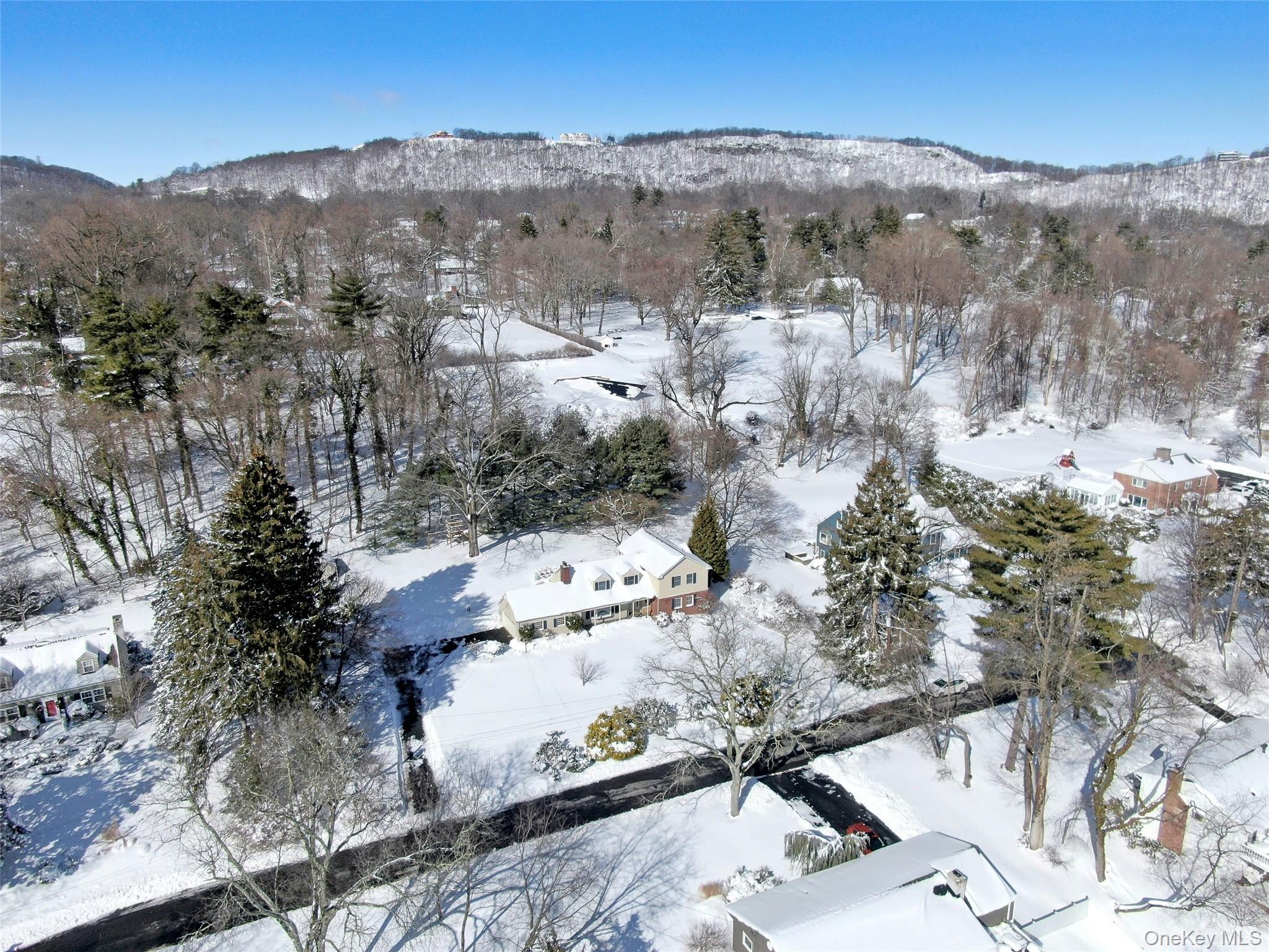 111 Wydendown Road Nyack, NY 10960 - Photo 45 of 46 an aerial view of residential house with parking space