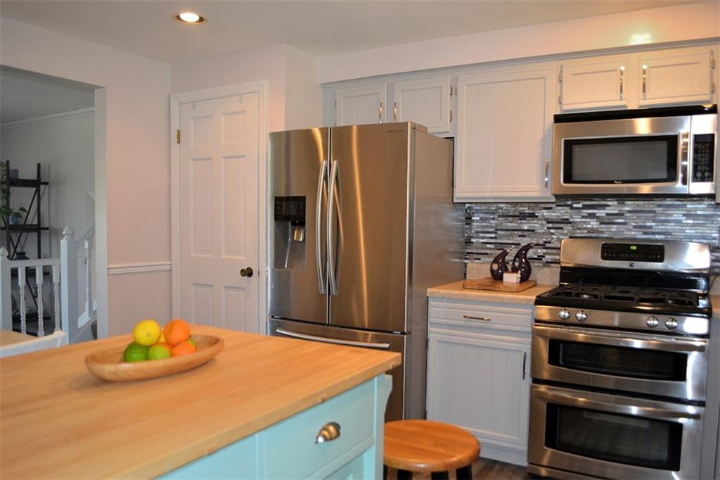 430 Ramsgate Drive Gibsonia, PA 15044 - Photo 14 of 25 Kitchen. The kitchen is a charming place to prepare meals, do homework, or share family time. The stainless steel appliances (all from 2013) are a highlight. There is a large pantry next to the fridge.