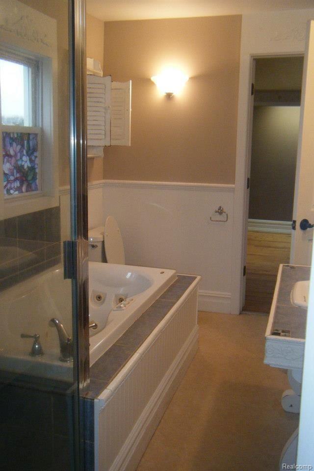 10495 Argentine Road Linden, MI 48451 - Photo 20 of 29 main bath w/shower & jet tub