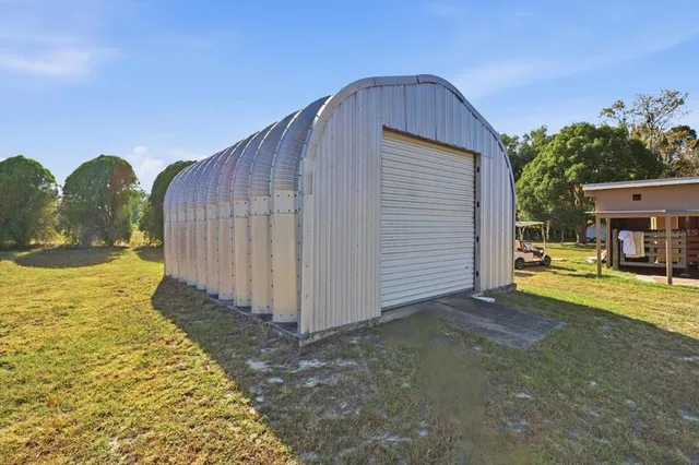 a house view with a outdoor space