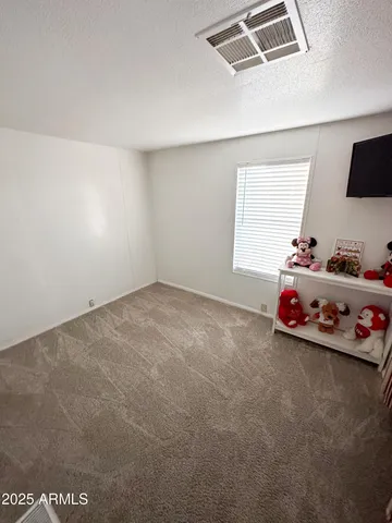 a view of a room with toys