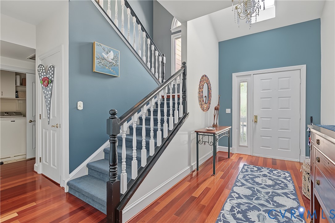 3131 Stony Point Road, Unit B Richmond, VA 23235 - Photo 9 of 65 Two-story foyer featuring wood-finish flooring, a