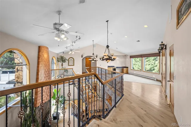 a view of ocean from a balcony