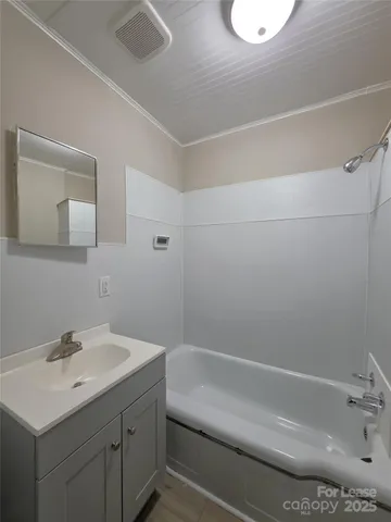 a bathroom with a sink and a bathtub