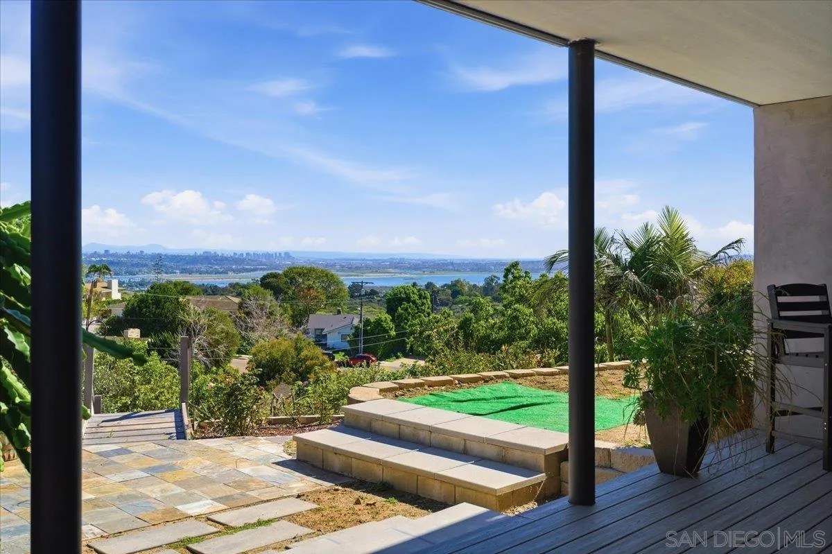 5447 Soledad Road La Jolla, CA 92037 - Photo 26 of 37 a view of a porch with a sitting area