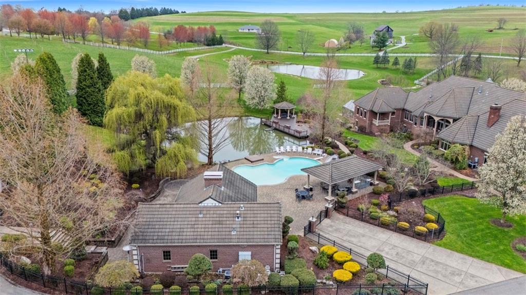 262 Justabout Road Venetia, PA 15367 - Photo 4 of 49 an aerial view of a houses with a garden