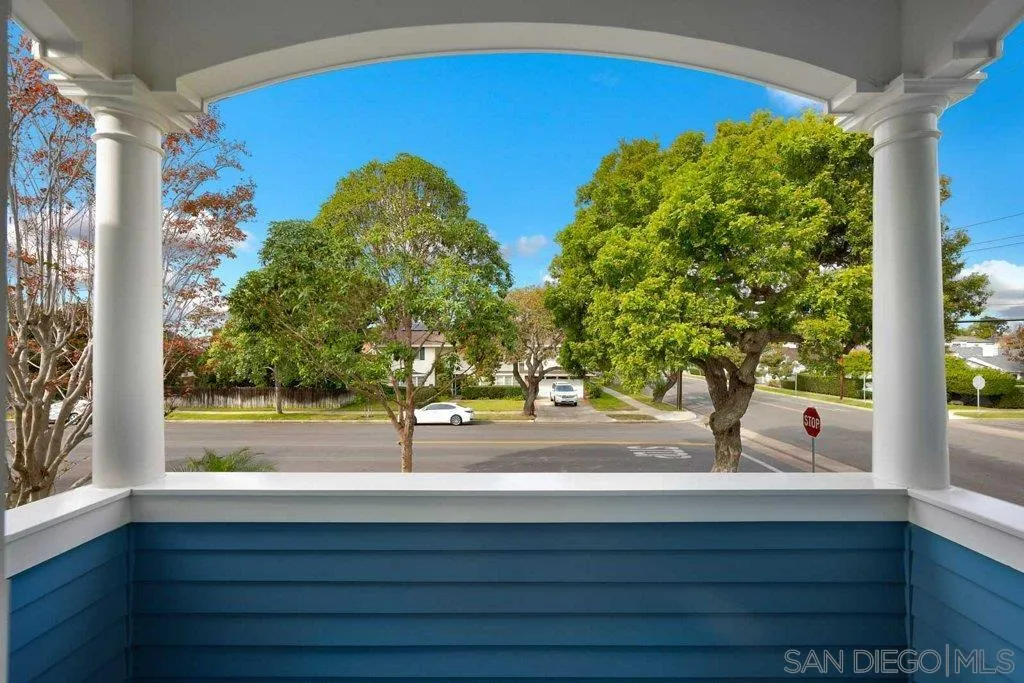 603 J Avenue Coronado, CA 92118 - Photo 11 of 22 a view of a floor to ceiling window and tree