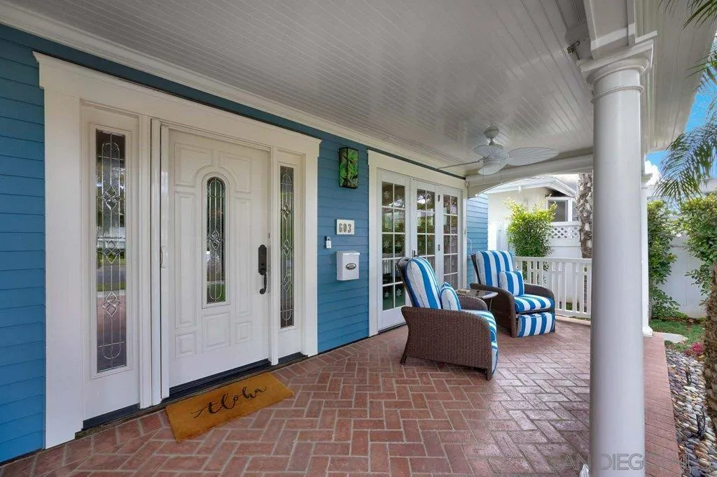 603 J Avenue Coronado, CA 92118 - Photo 2 of 22 a view of an outdoor space with porch and furniture