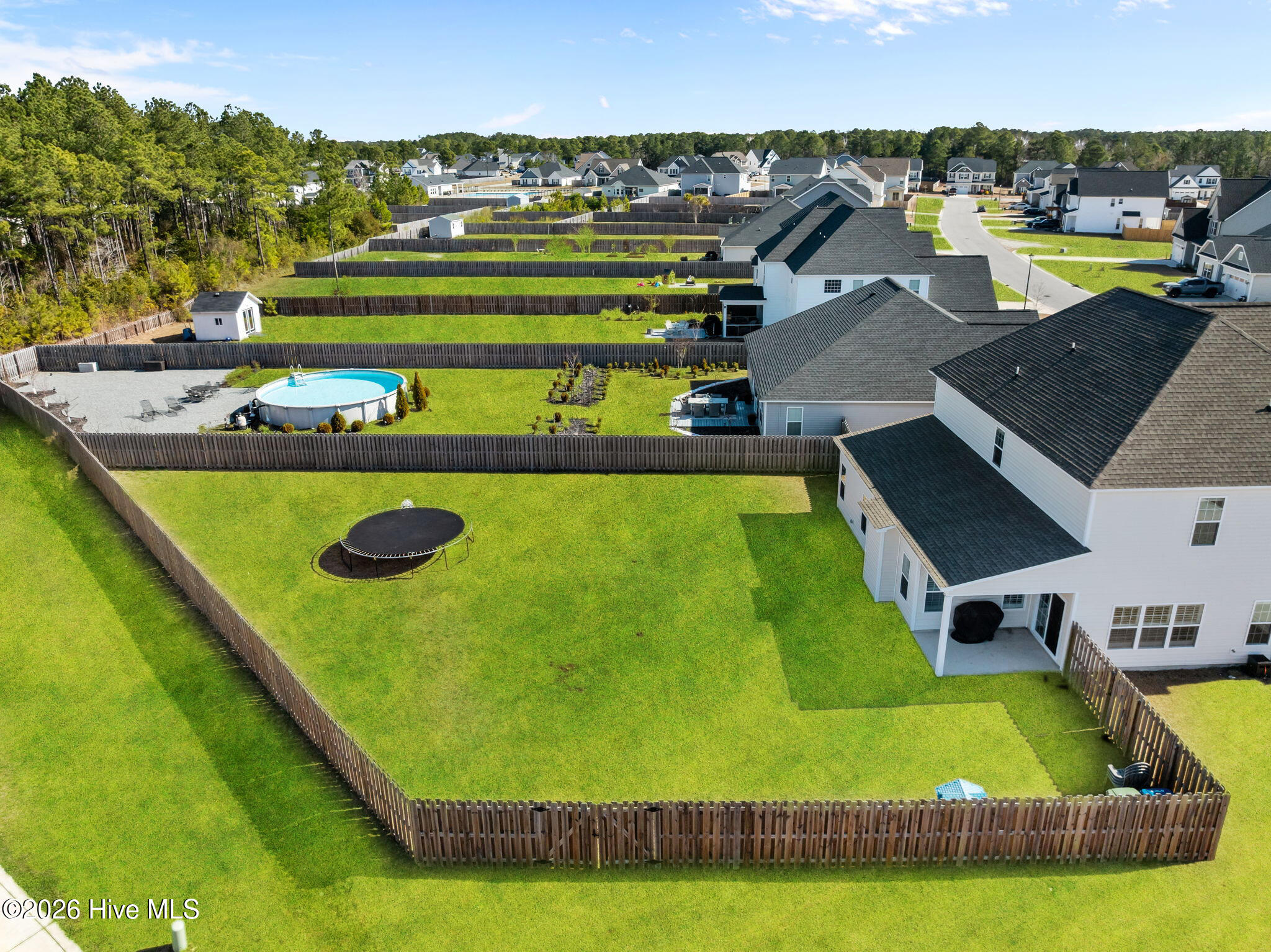 878 Stormy Gale Lane Holly Ridge, NC 28445 - Photo 3 of 54 Aerial - Edit 1 - Grass - 6