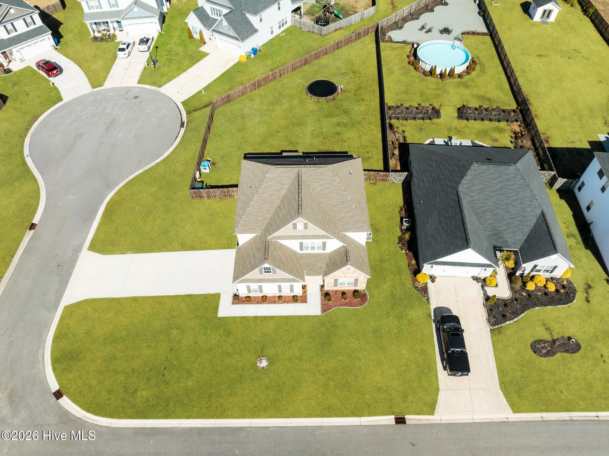 878 Stormy Gale Lane Holly Ridge, NC 28445 - Photo 4 of 54 Aerial - Edit 1 - Grass - 5