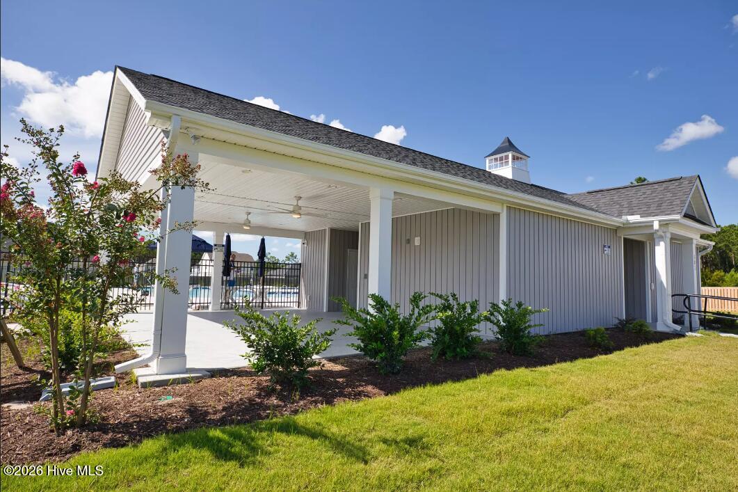 878 Stormy Gale Lane Holly Ridge, NC 28445 - Photo 50 of 54 Pool - Covered Patio Area with Ramp Acce