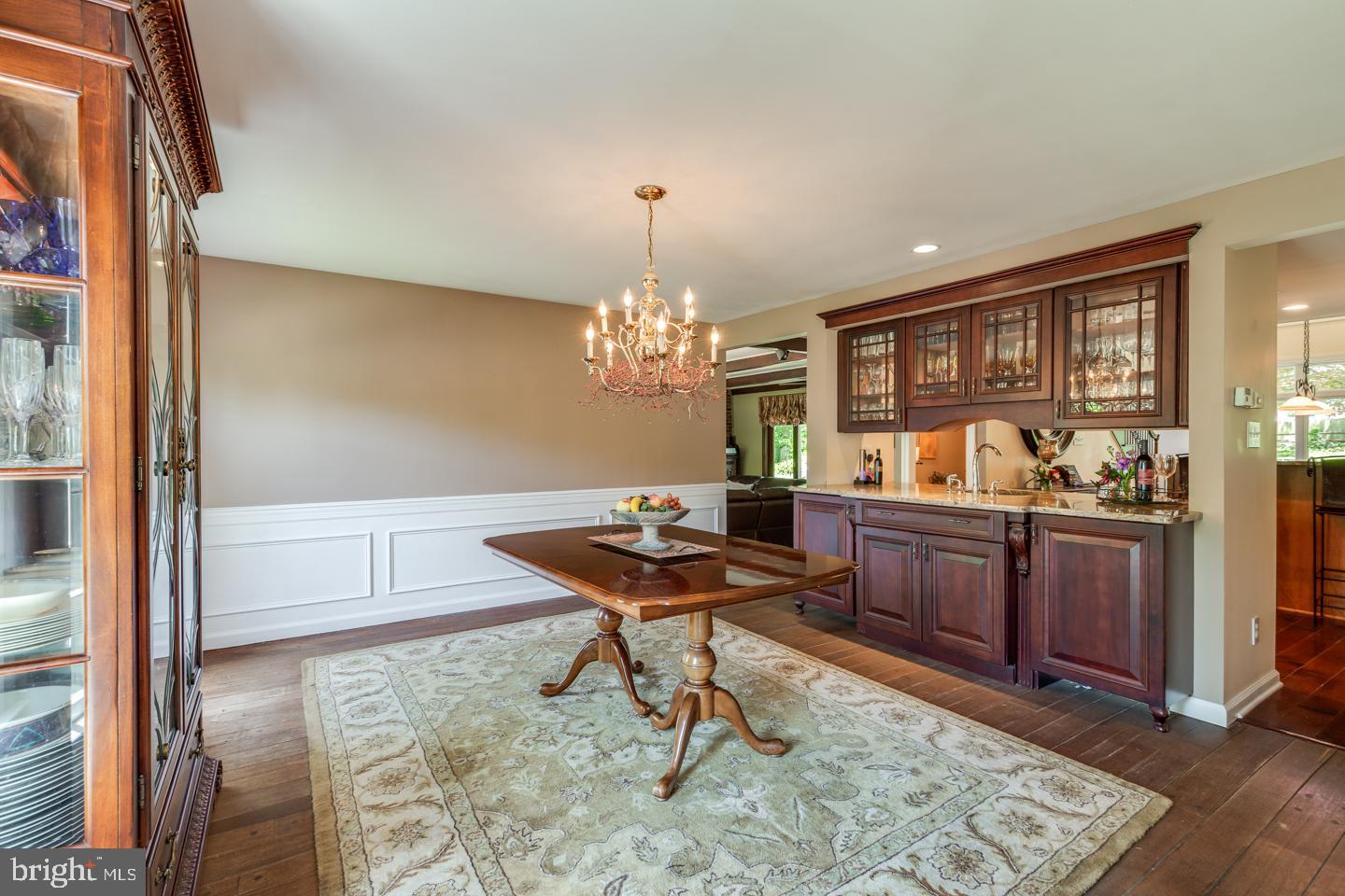 121 Haines Drive Moorestown, NJ 08057 - Photo 25 of 49 Dining room with other side of built in bar