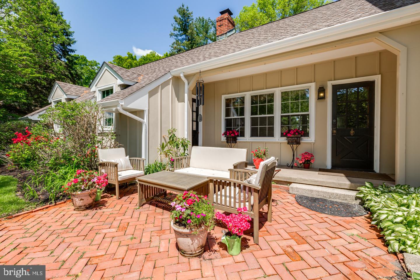 121 Haines Drive Moorestown, NJ 08057 - Photo 5 of 49 A peaceful brick patio entrance