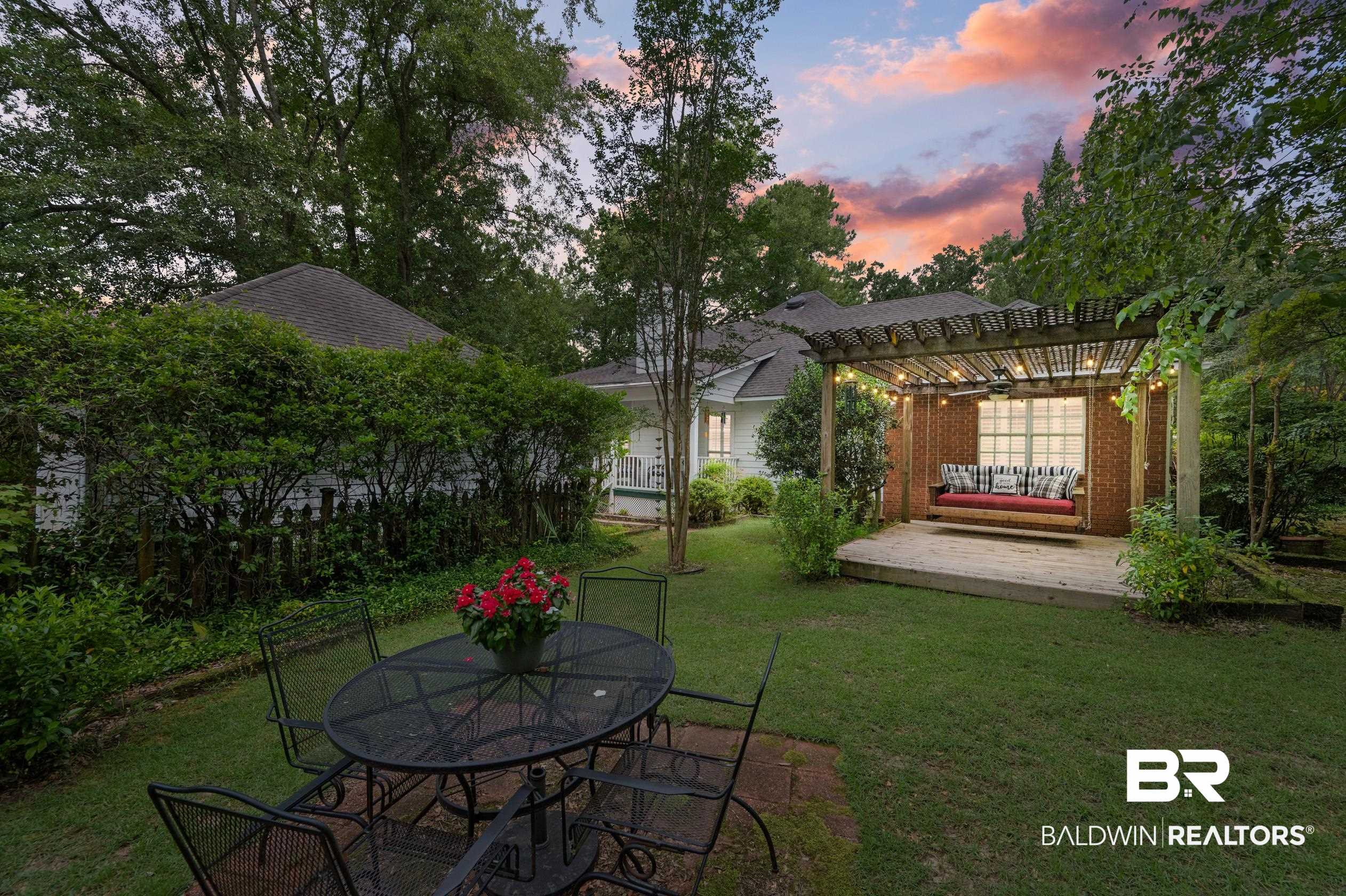 6638 Jackson Square Daphne, AL 36526 - Photo 41 of 62 Yard at dusk with a pergola