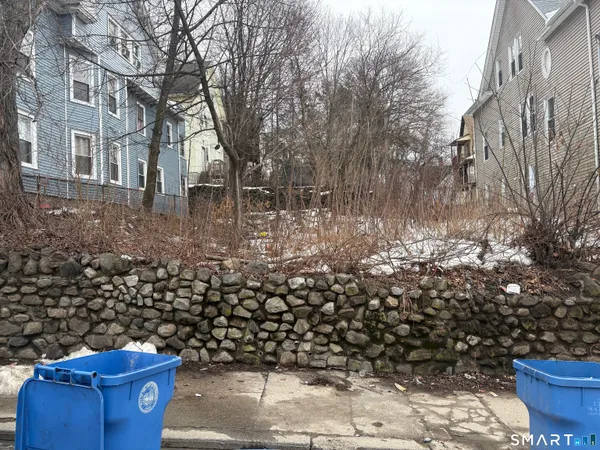 a view of a back yard of the house