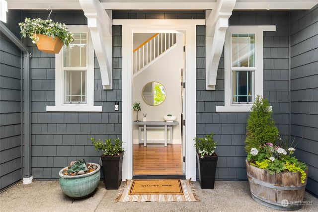 a view of a entryway door front of house
