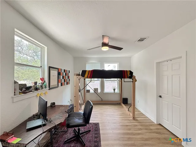 a view of a city of a building