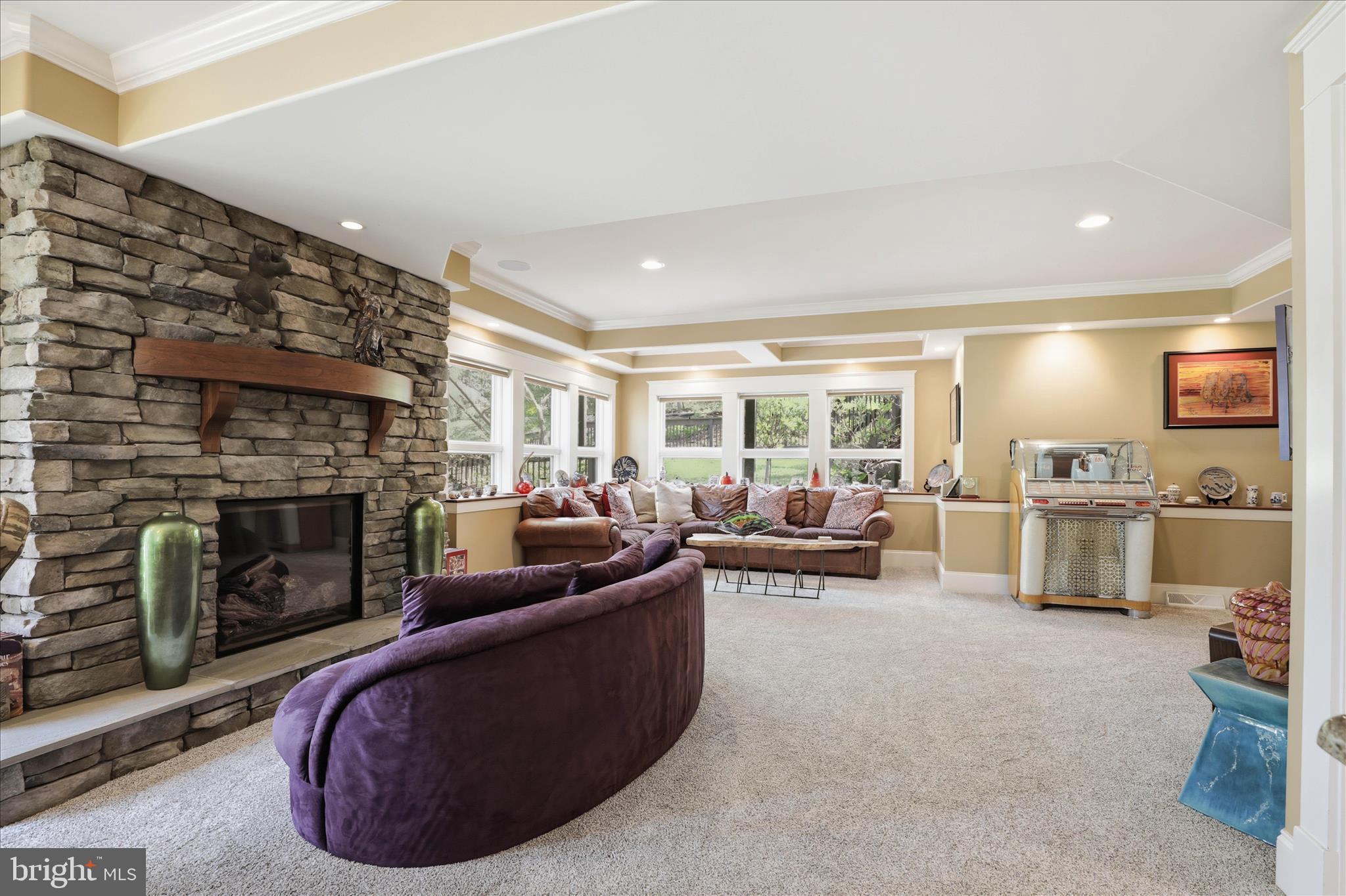 137 East Woods Drive Lititz, PA 17543 - Photo 38 of 64 a living room with furniture and a fireplace
