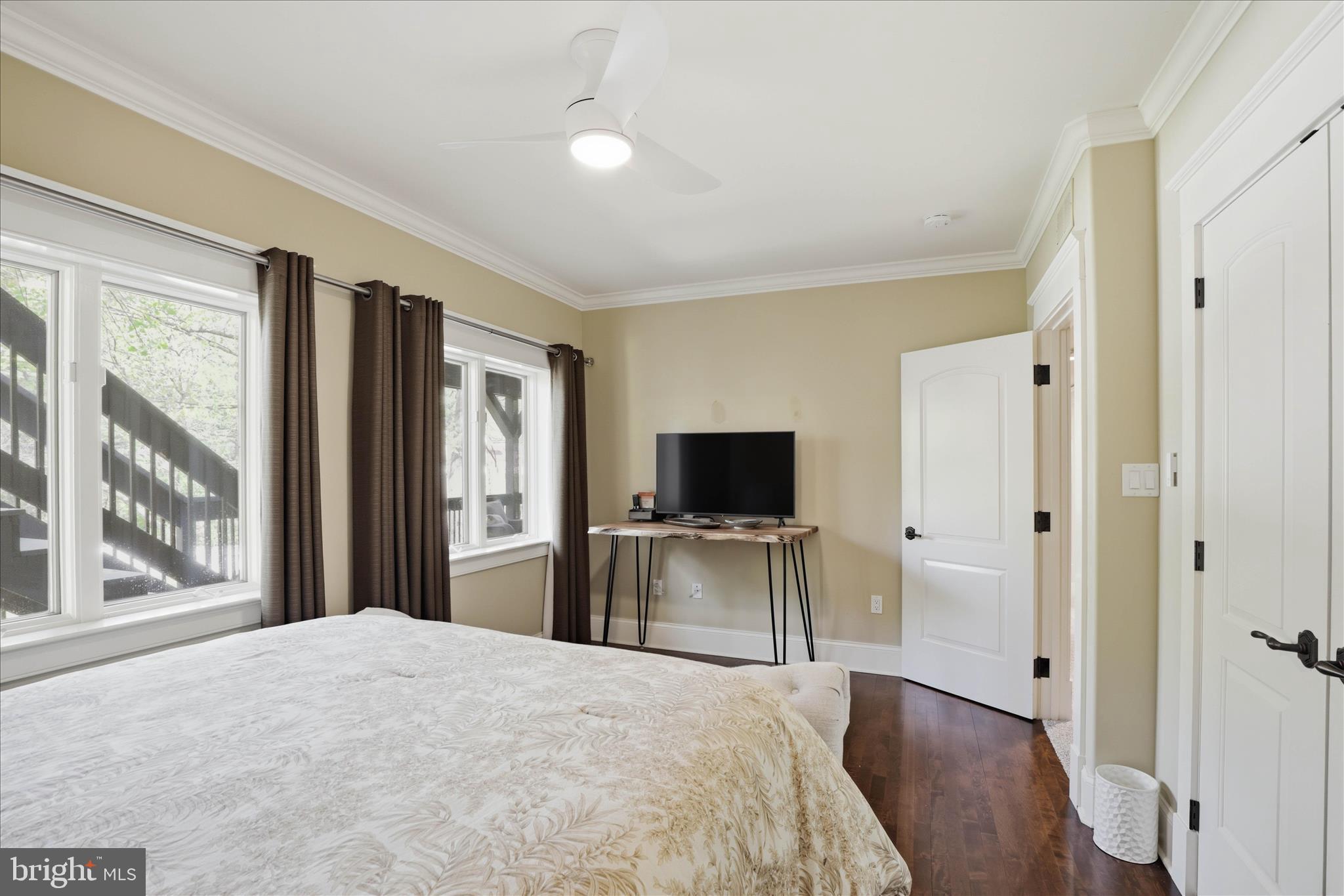 137 East Woods Drive Lititz, PA 17543 - Photo 46 of 64 a bedroom with a bed and a flat screen tv