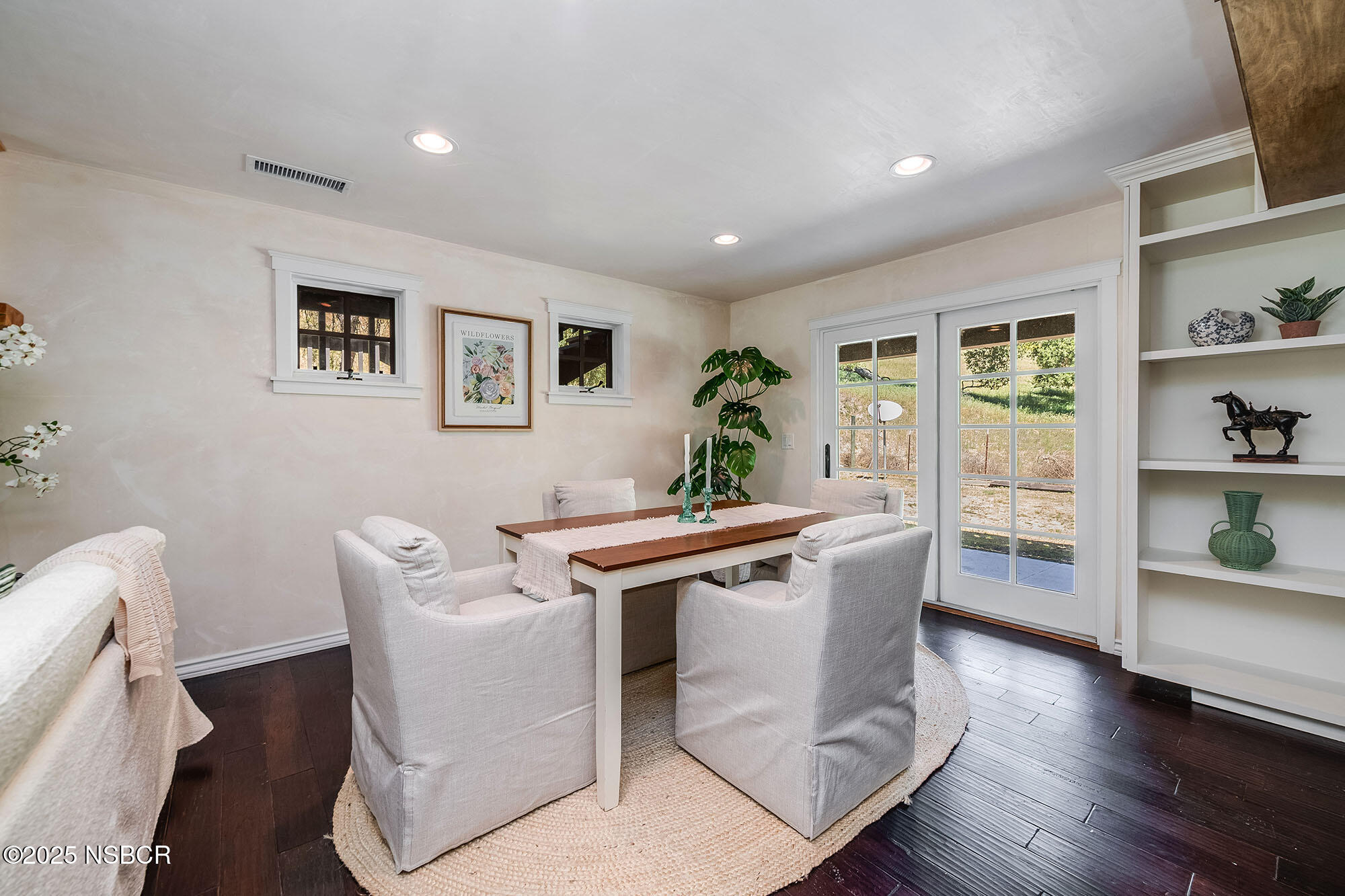 3333-3349 Long Valley Road Santa Ynez, CA 93460 - Photo 77 of 97 a view of a dining room with furniture window and wooden floor