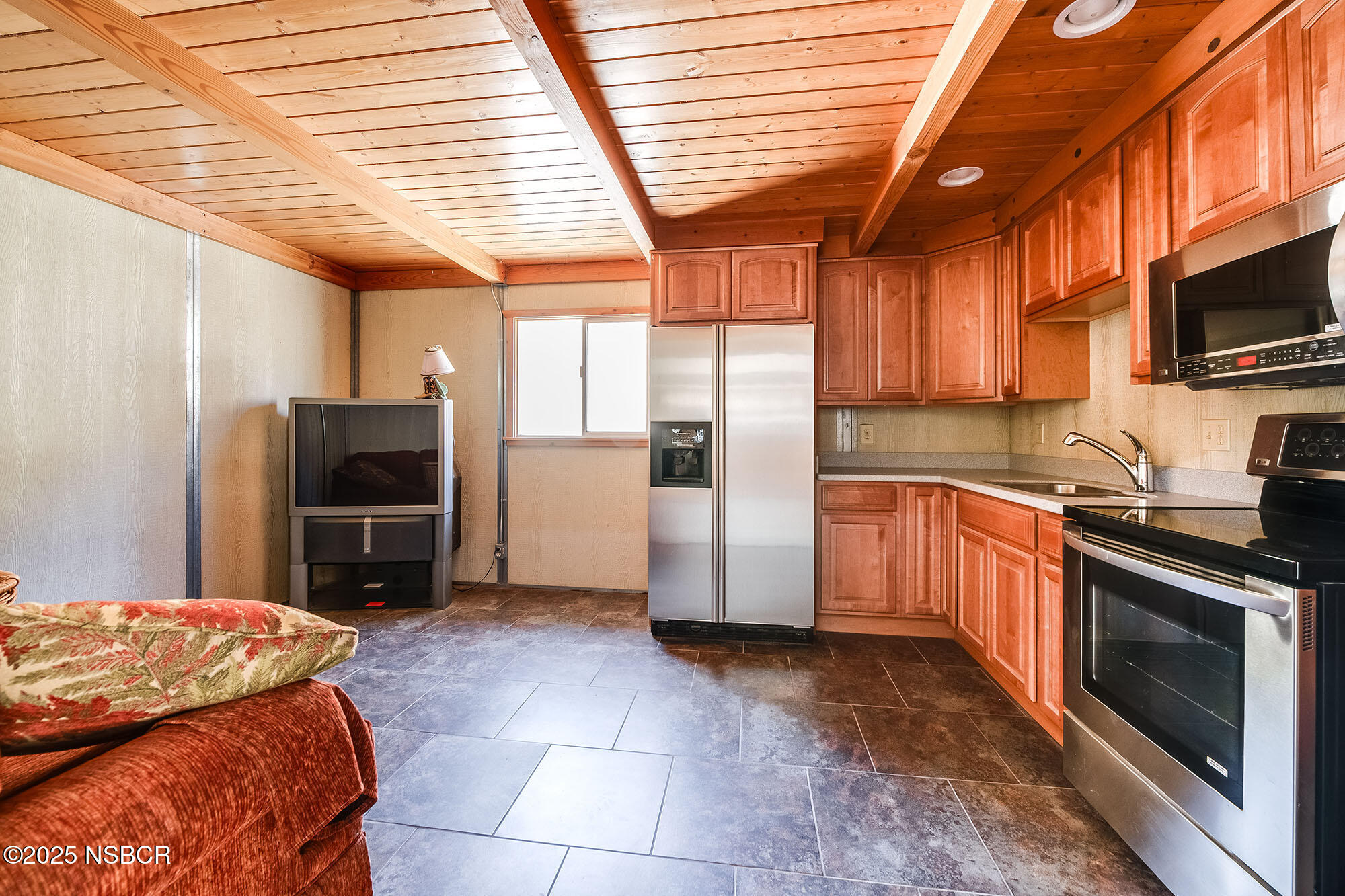3333-3349 Long Valley Road Santa Ynez, CA 93460 - Photo 94 of 97 a kitchen with stainless steel appliances granite countertop a refrigerator a stove a sink and a microwave