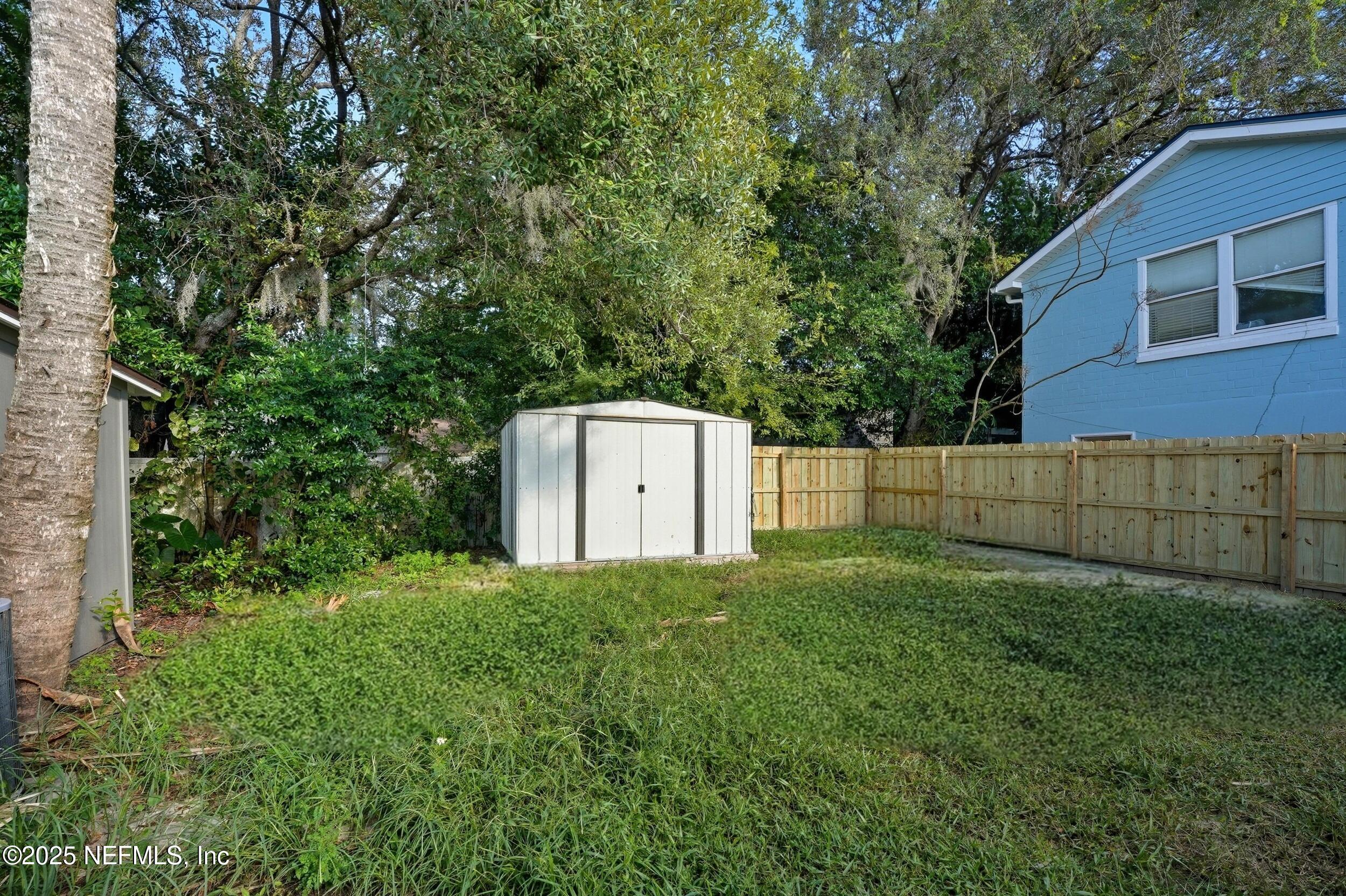 1211 Penman Road Jacksonville Beach, FL 32250 - Photo 28 of 44 Shed & New Fence