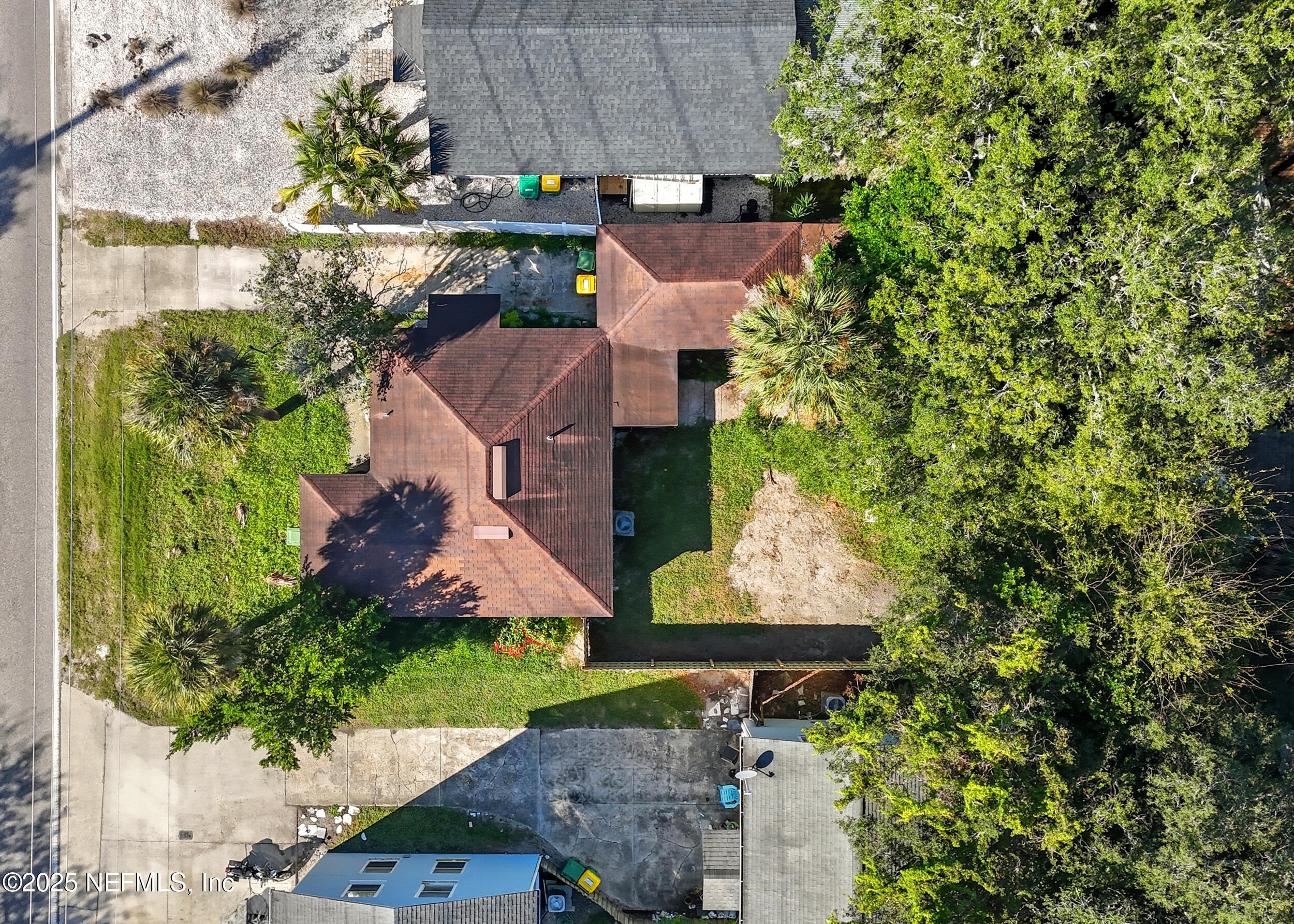 1211 Penman Road Jacksonville Beach, FL 32250 - Photo 30 of 44 an aerial view of a house with a yard basket ball court and outdoor seating