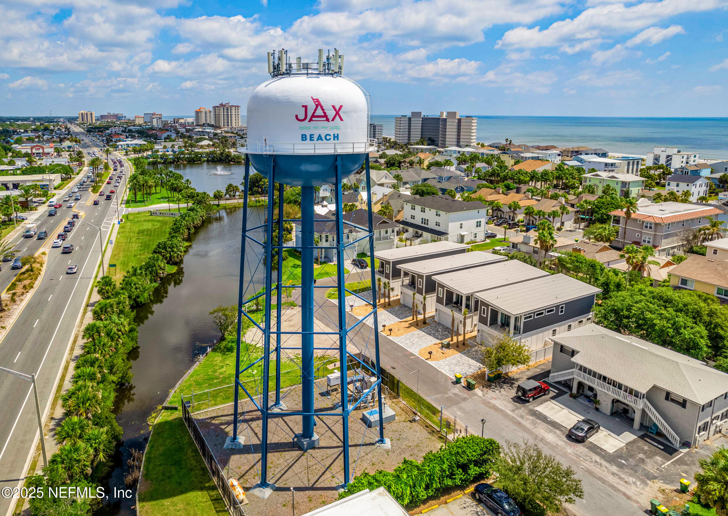 1211 Penman Road Jacksonville Beach, FL 32250 - Photo 34 of 44 a view of a city with furniture