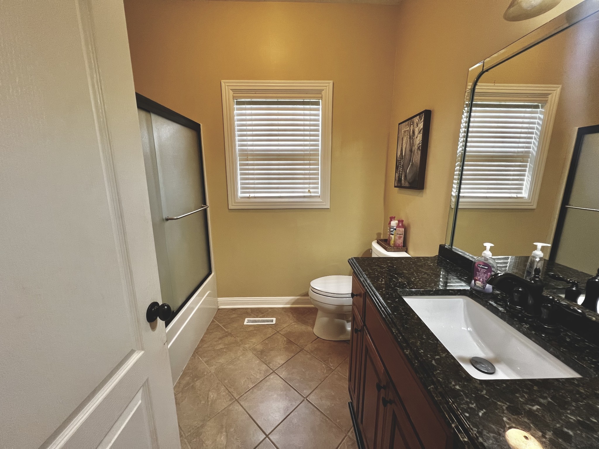 102 Spring View Place Cottontown, TN 37048 - Photo 11 of 40 a bathroom with a sink a toilet a mirror and window