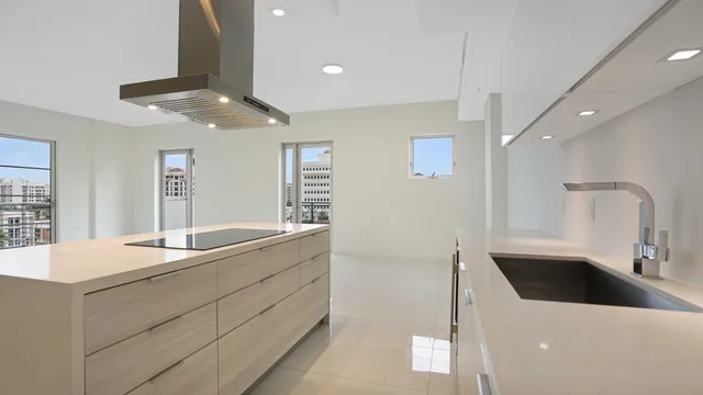 a view of kitchen and window