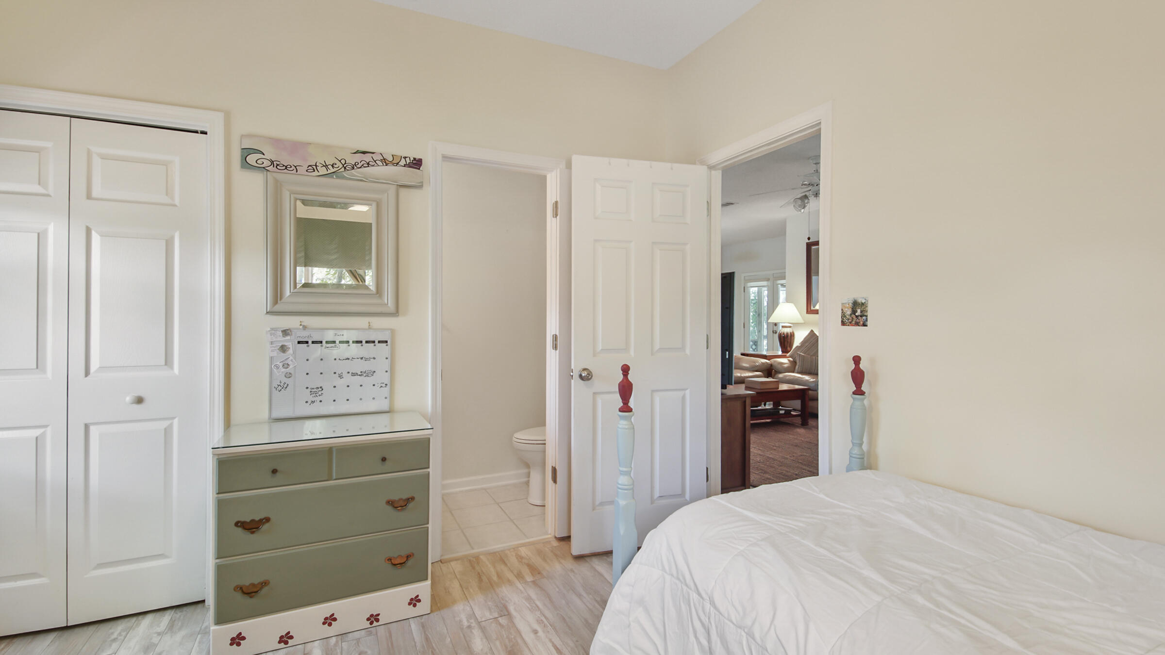 148 Ash Street Santa Rosa Beach, FL 32459 - Photo 28 of 41 a bedroom with a bed and a closet