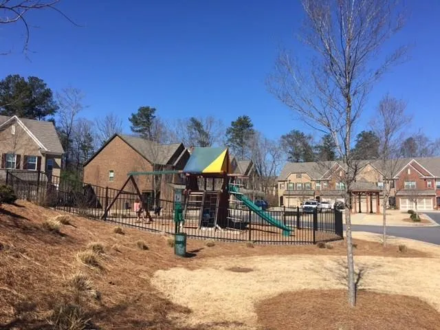 a view of outdoor space with seating