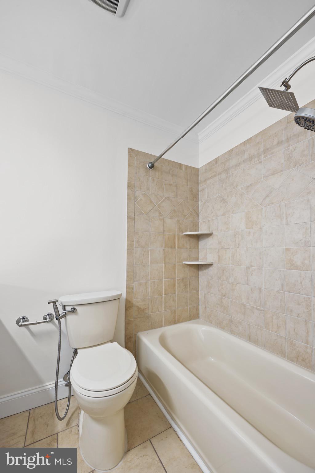 207 Yardley Commons Yardley, PA 19067 - Photo 15 of 19 a bathroom with a toilet a sink and bathtub