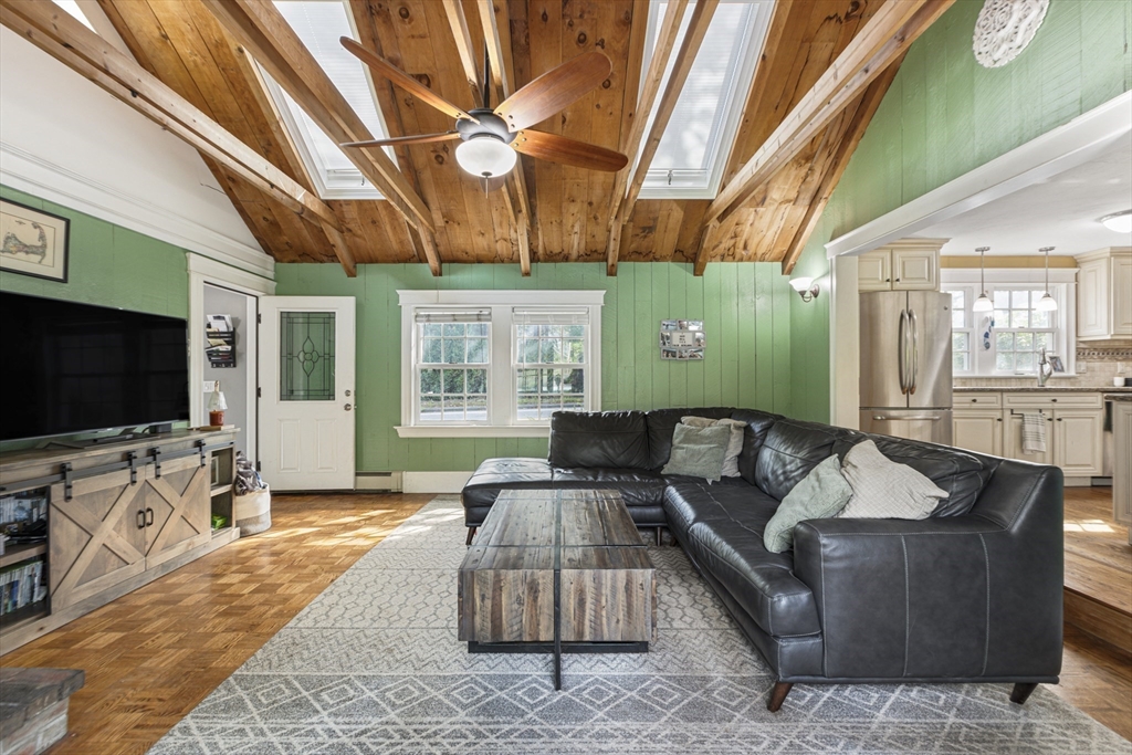 380 North Main Street Sharon, MA 02067 - Photo 6 of 35 a living room with furniture and a flat screen tv