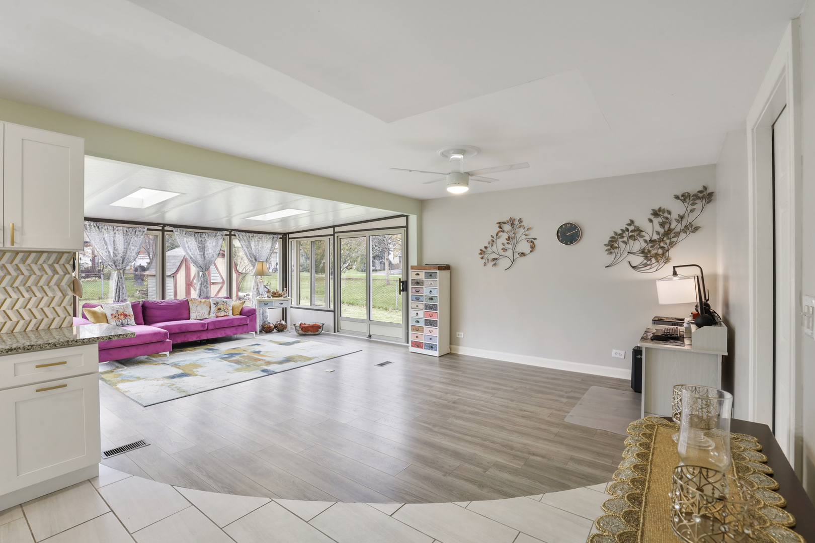 1475 Farrington Lane Aurora, IL 60504 - Photo 14 of 45 a view of livingroom with furniture wooden floor and windows