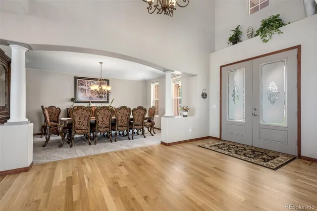 a view of a livingroom with furniture and window