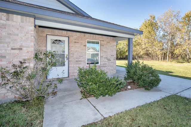a front view of a house having yard