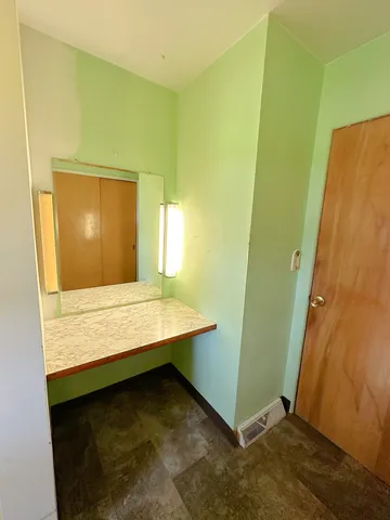 a view of a room with window