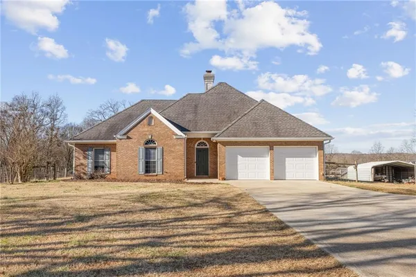 a view of a house with a outdoor space