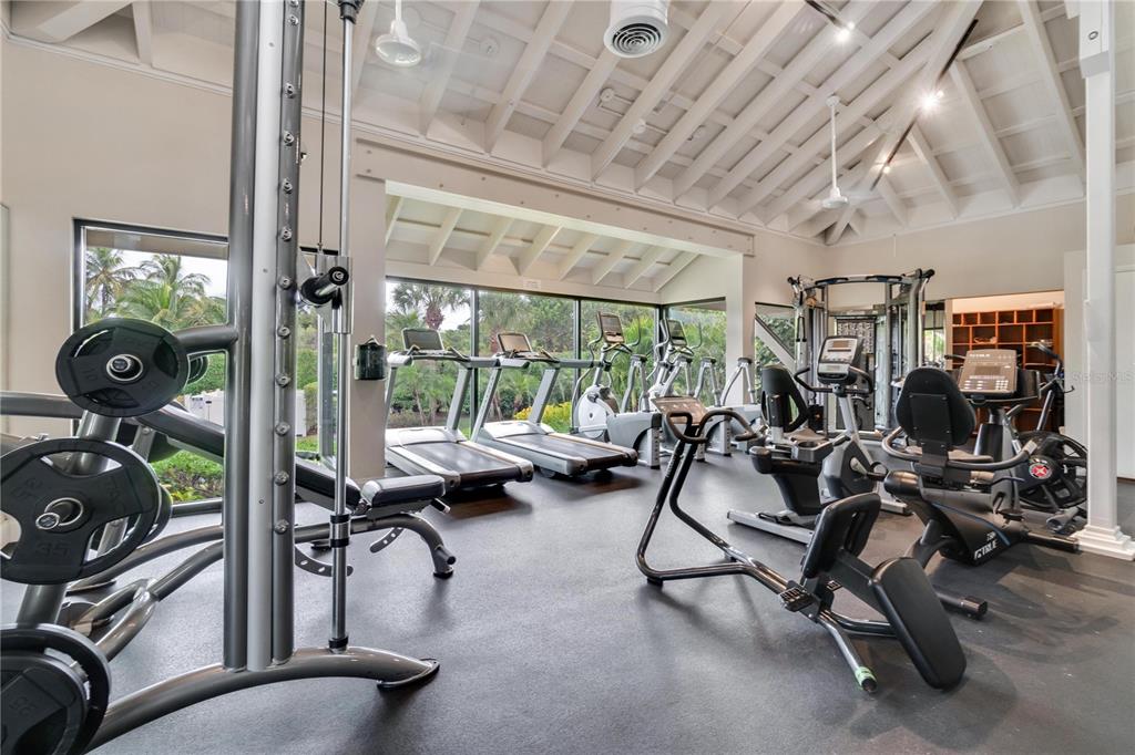 5000 Gasparilla Road, Unit 19 Boca Grande, FL 33921 - Photo 35 of 48 a view of a room with gym equipment