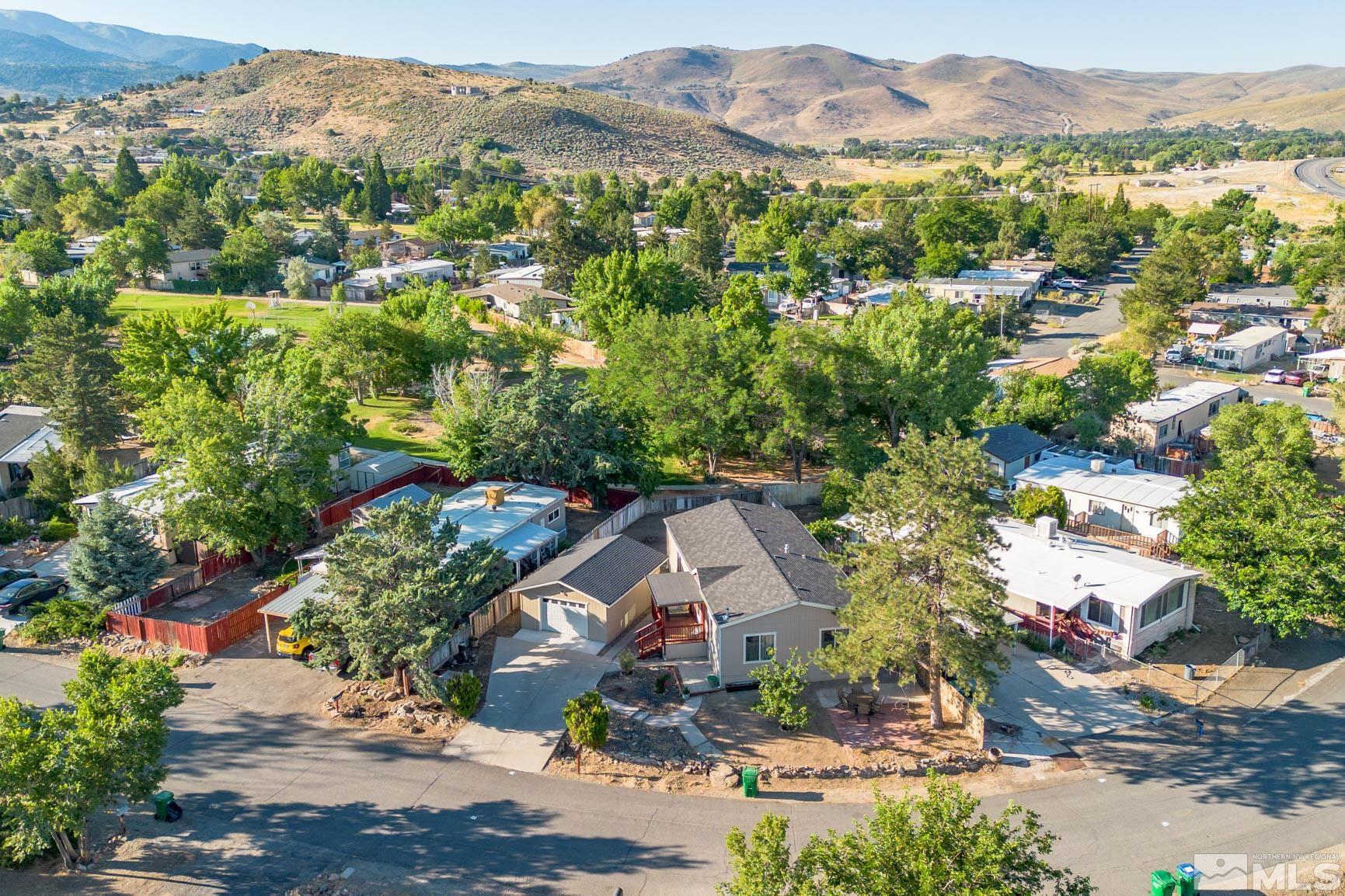 16210 Rhyolite Circle Reno, NV 89521 - Photo 33 of 39 an aerial view of residential house with an outdoor space