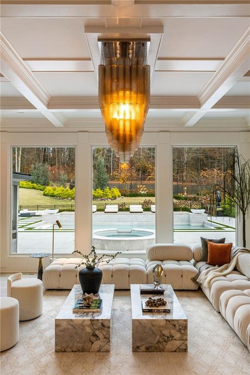 7160 Bennett Road Cumming, GA 30041 - Photo 28 of 83 a living room with furniture and a large window