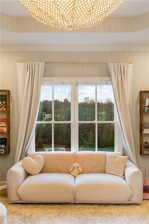 7160 Bennett Road Cumming, GA 30041 - Photo 43 of 83 a living room with furniture and a large window