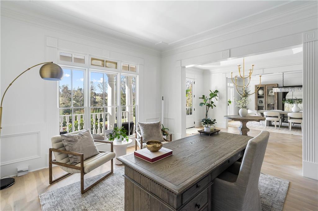 7160 Bennett Road Cumming, GA 30041 - Photo 8 of 83 a living room with furniture and a floor to ceiling window