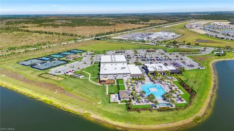 a front view of a multi story building