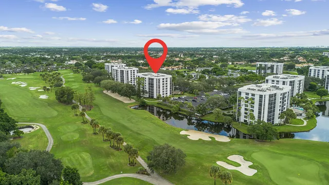 a view of a city with lots of trees