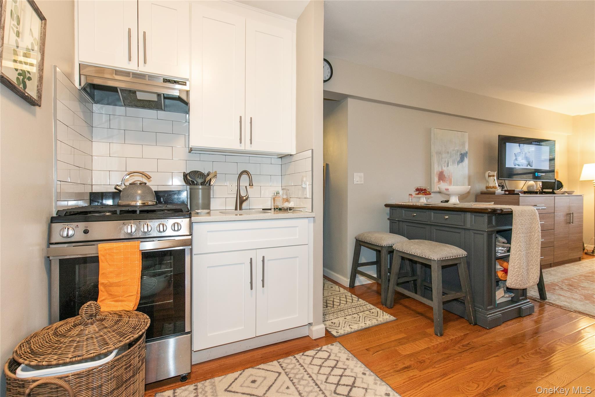 15 Canterbury Road, Unit D6 Great Neck, NY 11021 - Photo 6 of 21 a kitchen with a stove and a sink