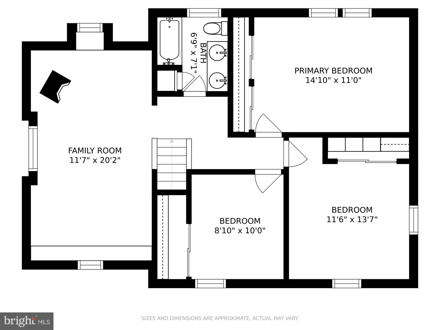 2009 Valley Road Annapolis, MD 21401 - Photo 36 of 38 Upper level floorplan